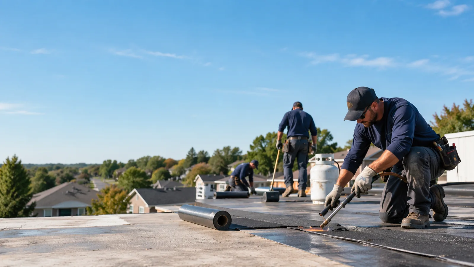 Flat Roof Leak Repair providers in Vinson, OK
